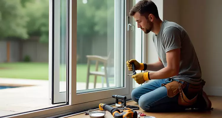 Squeaky Sliding Patio Doors in Wellington, FL