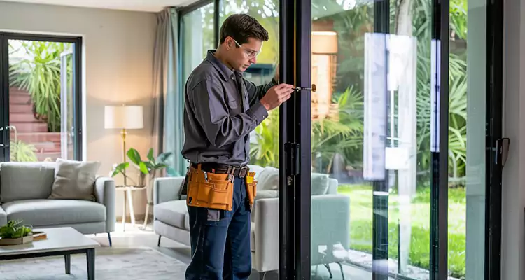 Sliding Door Jamb Lock Repair in Wellington, FL