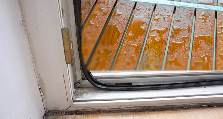 Water Leaking Wooden Patio Doors Repair in Wellington, FL
